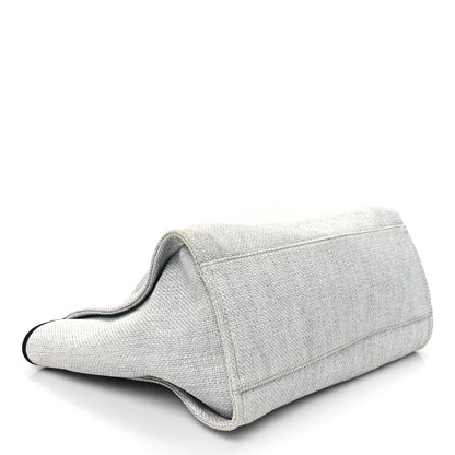 Chanel Canvas Deauville Large Tote Grey 4 of 15