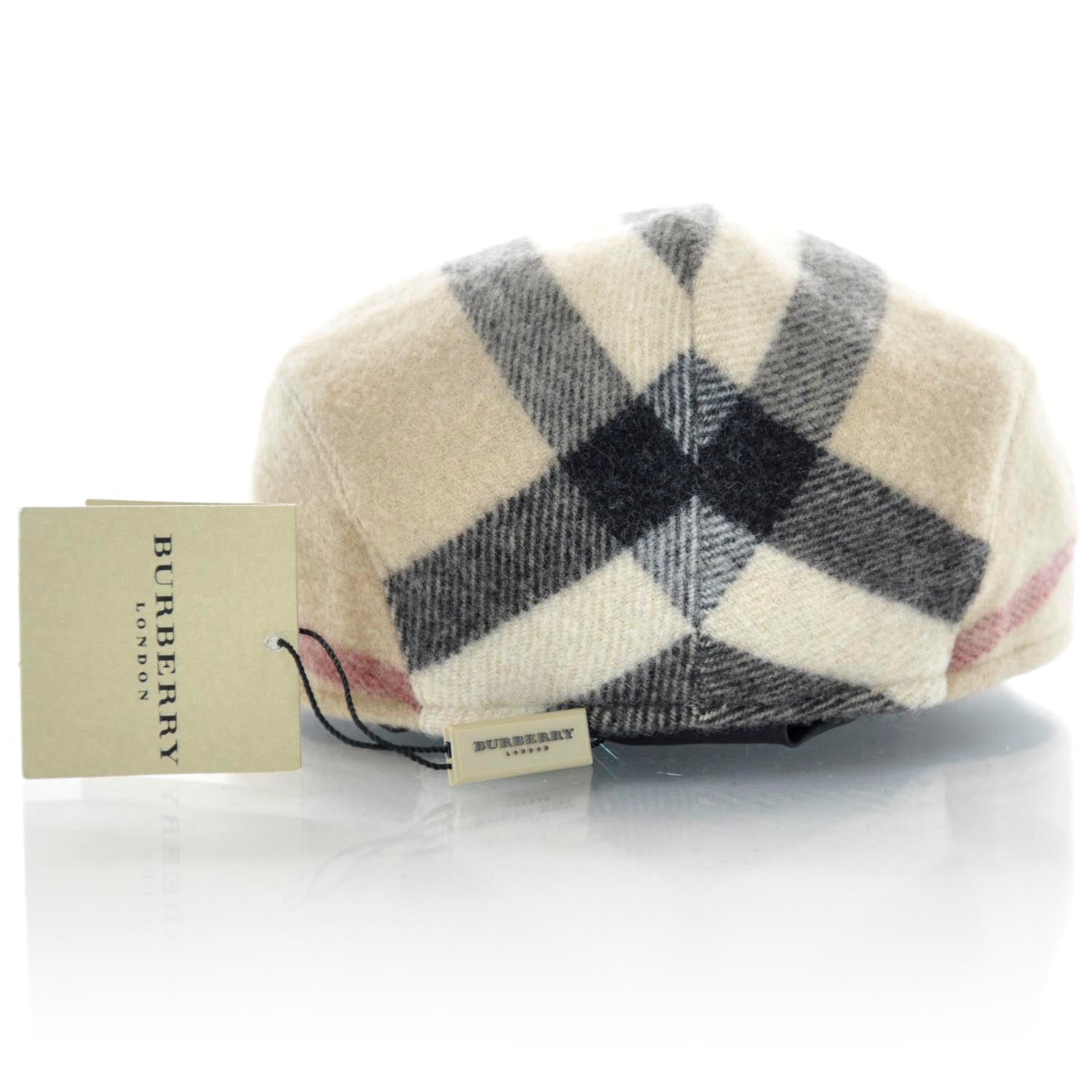 Burberry Wool House Check Jasmine Newsboy Cap Large 3 of 6