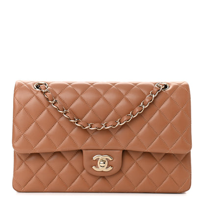Chanel Lambskin Quilted Medium Double Flap Brown 1 of 12