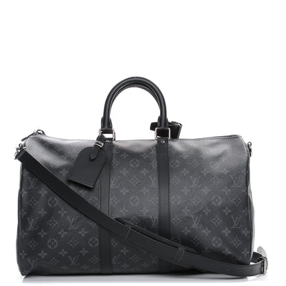 Louis Vuitton Monogram Eclipse Keepall Bandouliere 45 1 of 5