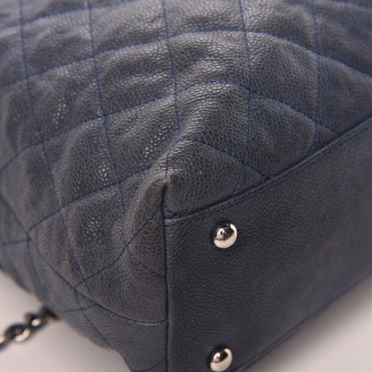 Chanel Caviar Quilted French Riviera Hobo Blue 12 of 17