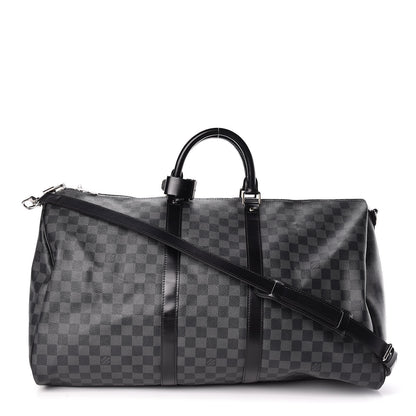 Louis Vuitton Damier Graphite Keepall Bandouliere 55 1 of 11