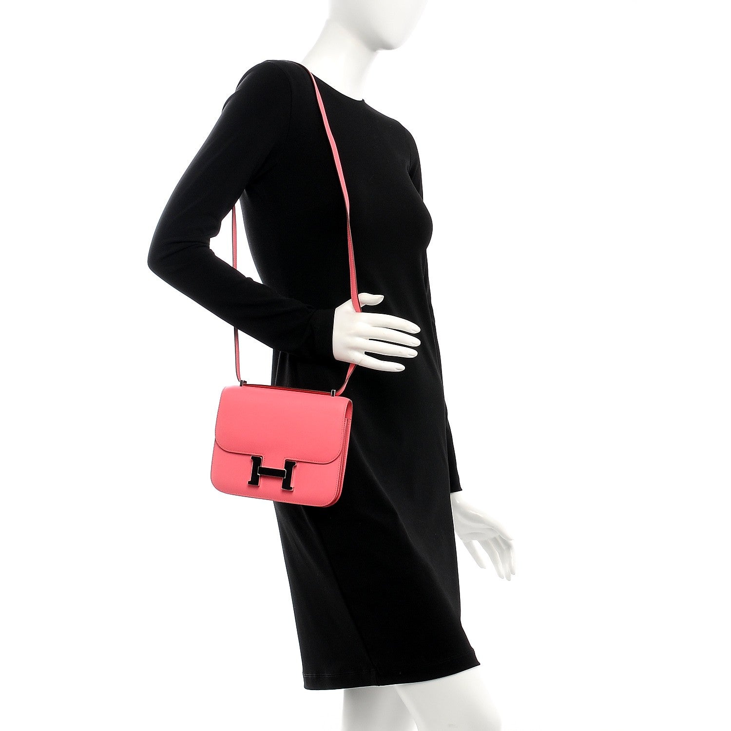 Hermes Swift Constance 18 Rose Azalee 2 of 13