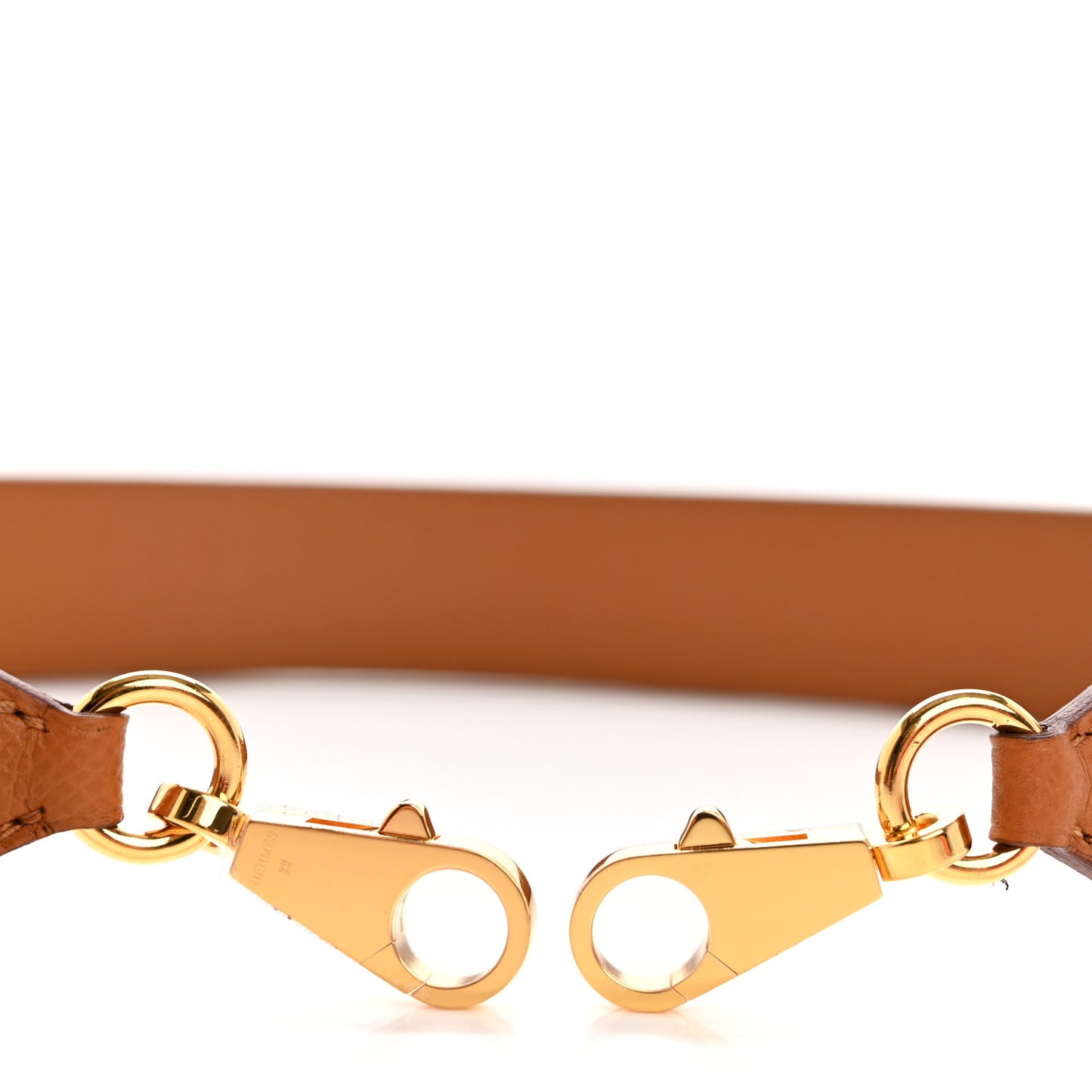 Epsom 40mm Tressage Shoulder Strap Black Craie Gold