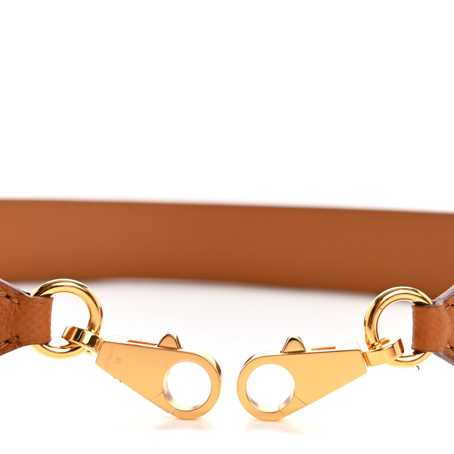 Hermes Epsom 40mm Tressage Shoulder Strap Black Craie Gold 5 of 6