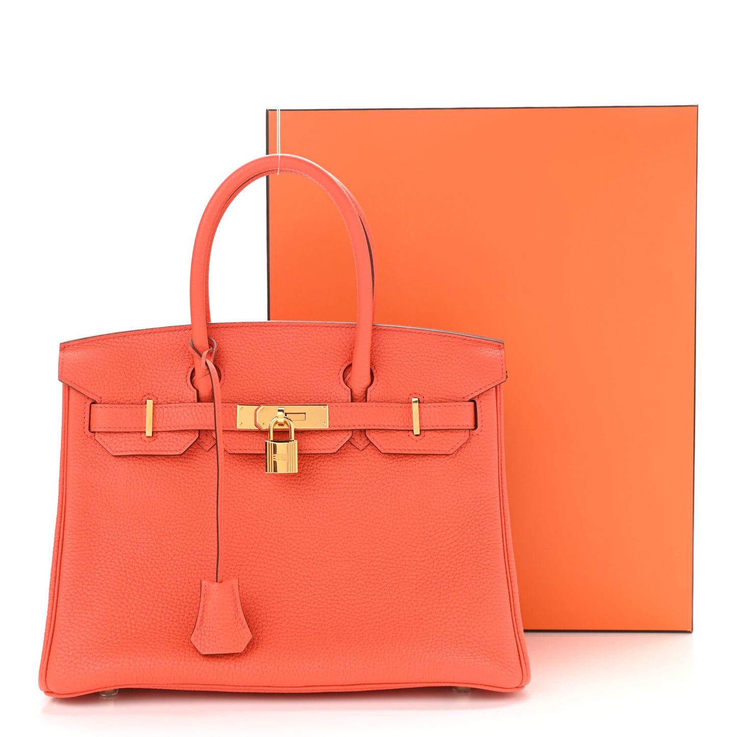 Togo Birkin 30 Orange Poppy