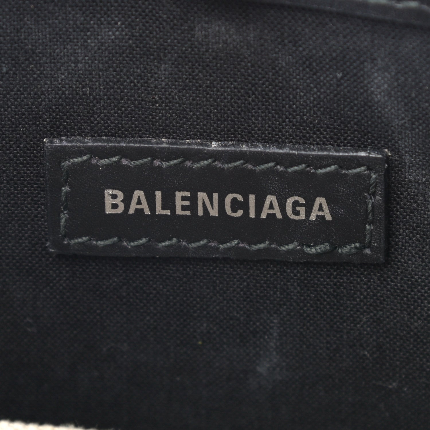 Balenciaga Cotton Canvas Pochette Crossbody Bag Black 5 of 10