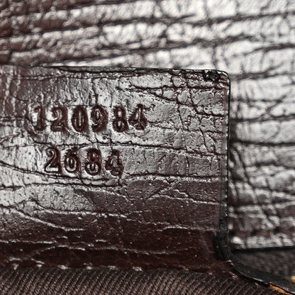 Gucci Monogram Horsebit Chain Flap Shoulder Bag Brown 7 of 11