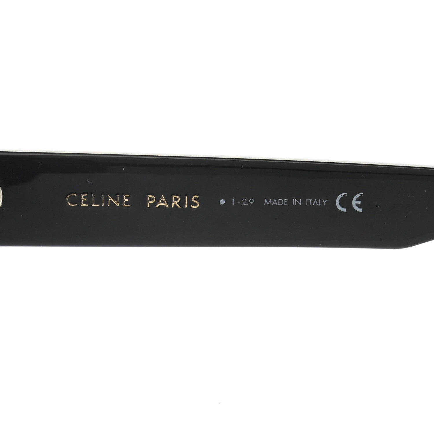 Celine Acetate Square Sunglasses CL401301 Black 5 of 8