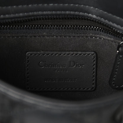Christian Dior Ultra Matte Calfskin Cannage Mini Lady Dior Black 6 of 9