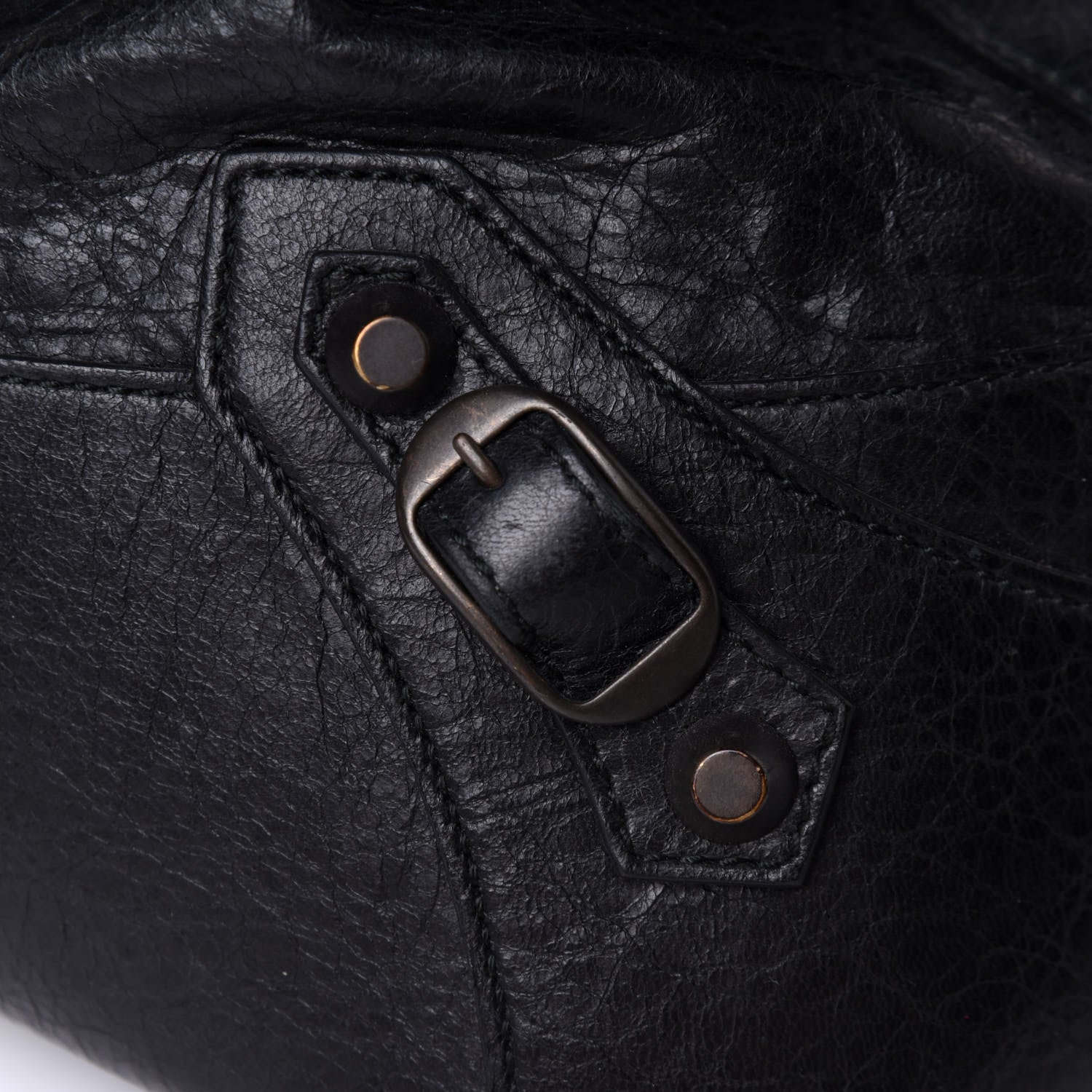 Balenciaga Agneau Classic Hardware Bowling Bag Black 7 of 9