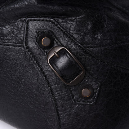 Balenciaga Agneau Classic Hardware Bowling Bag Black 7 of 9