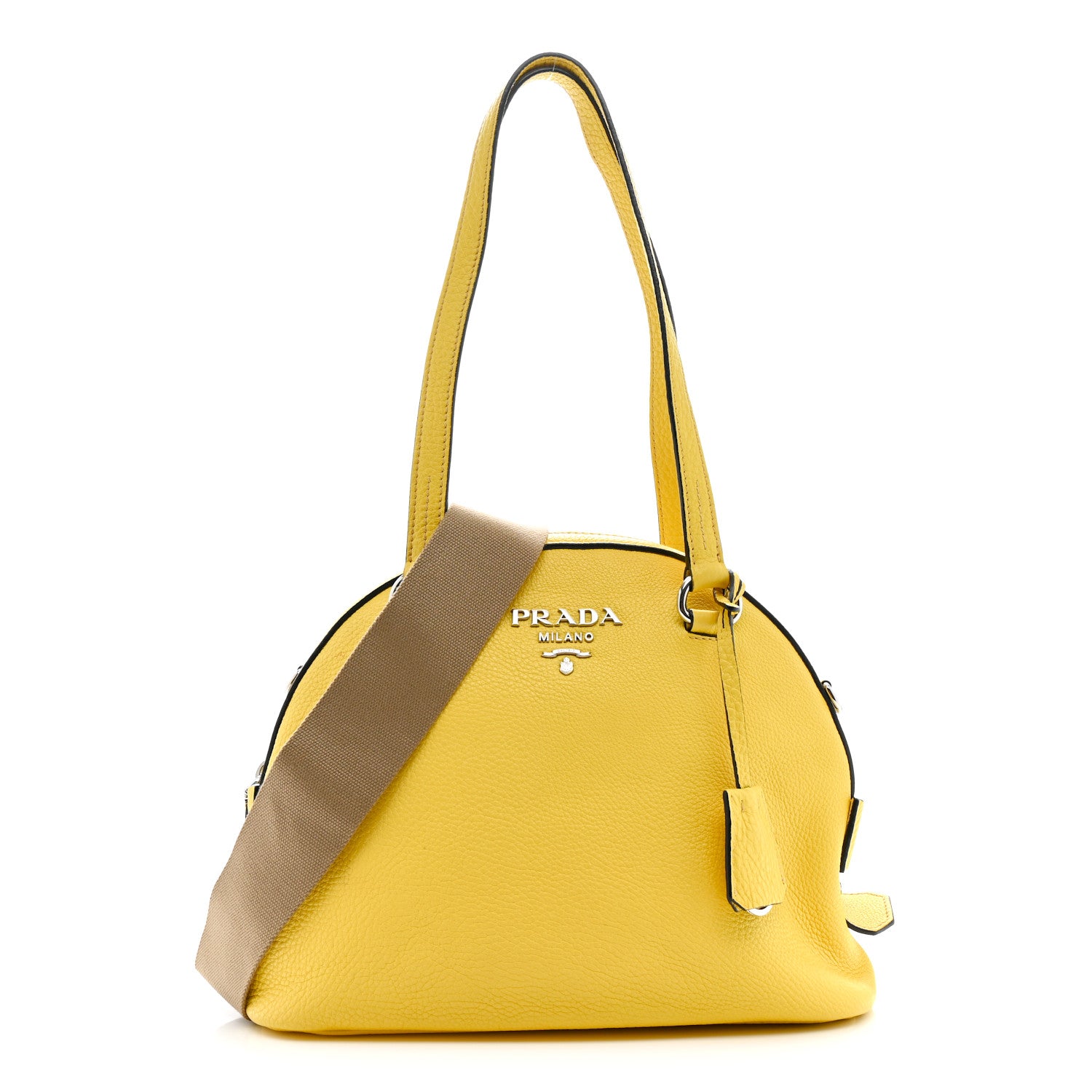 Prada Vitello Daino Dome Satchel Mimosa 1777186 – FASHIONPHILE