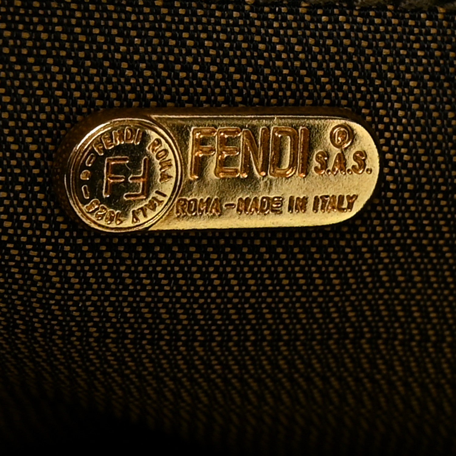 Fendi Zucca Large Cosmetic Bag Tobacco 6 of 10