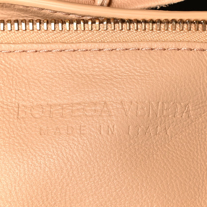 Bottega Veneta Lambskin Maxi Intreccio Padded Chain Cassette Crossbody Bag Almond 6 of 9
