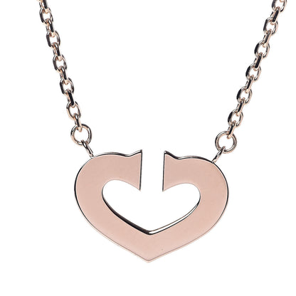 Cartier 18K Pink Gold Medium Hearts and Symbols Necklace 4 of 7