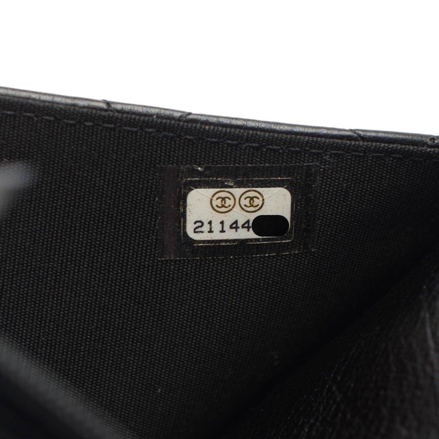 Chanel Lambskin Quilted Boy Wallet On Chain WOC Black 8 of 8