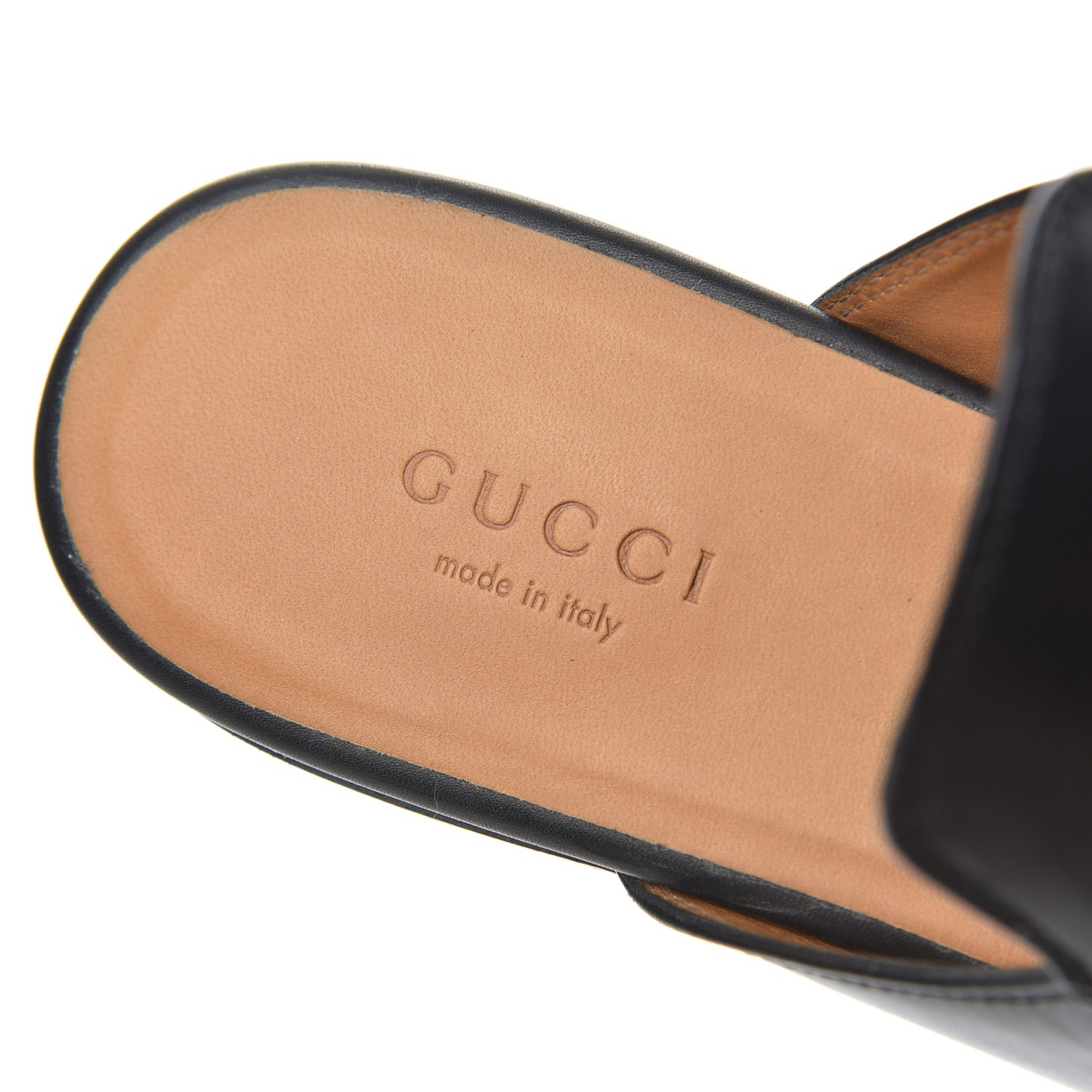 Calfskin Womens Princetown Slippers 37 Black