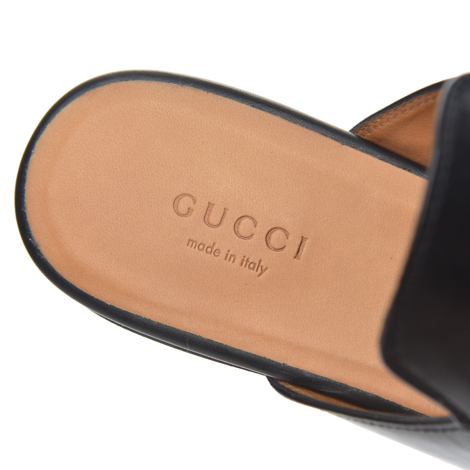 Gucci Calfskin Womens Princetown Slippers 37 Black 6 of 16
