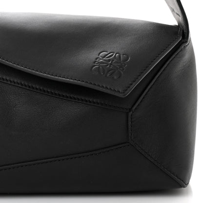 Loewe Calfskin Puzzle Hobo Black 7 of 9