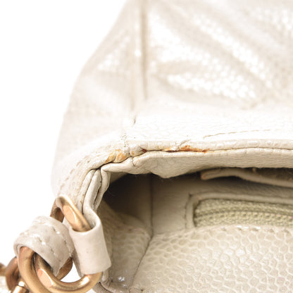 Chanel Caviar Quilted Mini Evening Bag Pearl 10 of 13