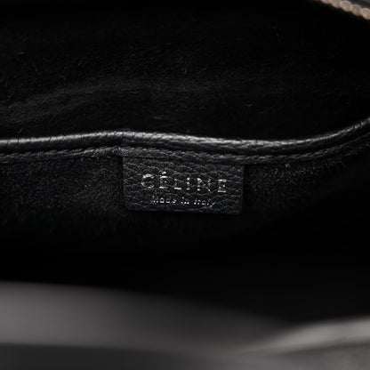Celine Drummed Calfskin Nano Luggage Black 6 of 11