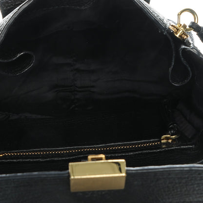 3.1 Phillip Lim 3.1 Textured Calfskin Mini Pashli Satchel Black 5 of 7