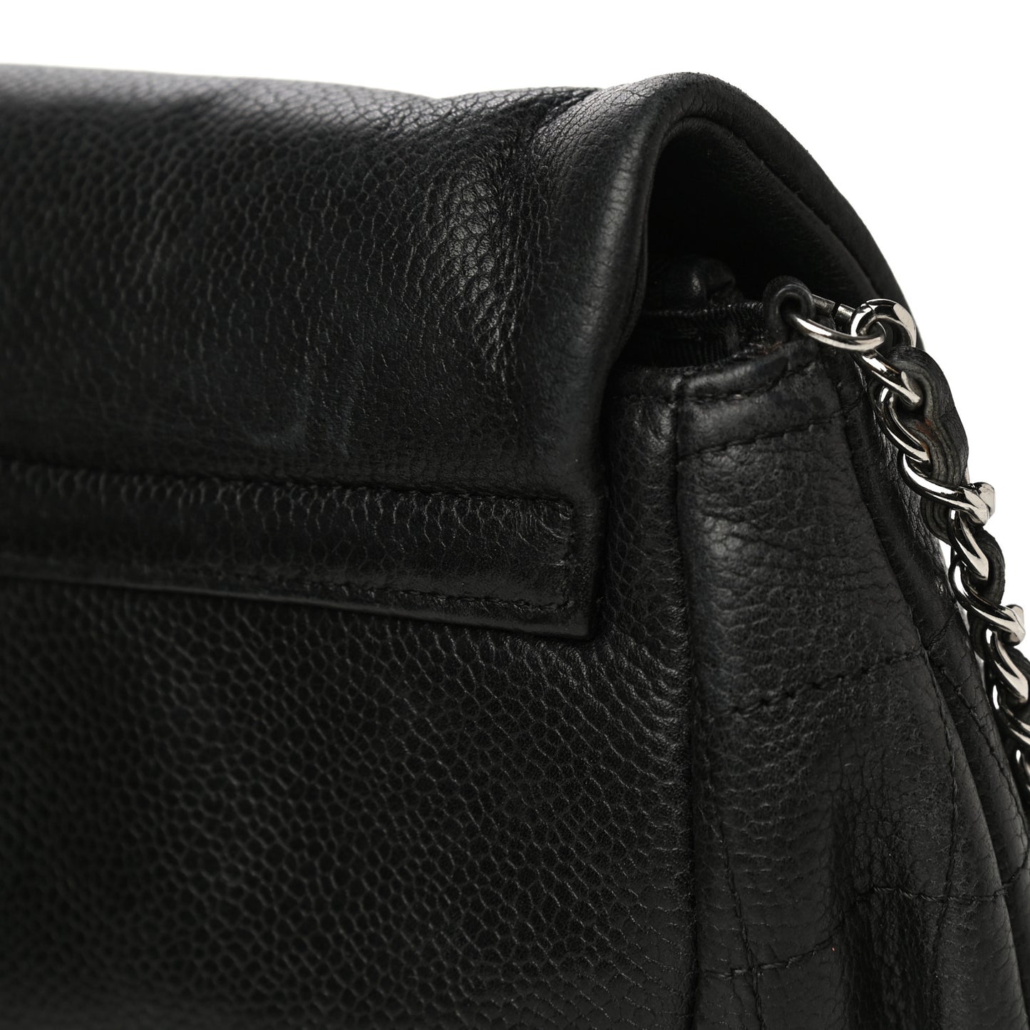 Caviar Half Moon Wallet On Chain WOC Black