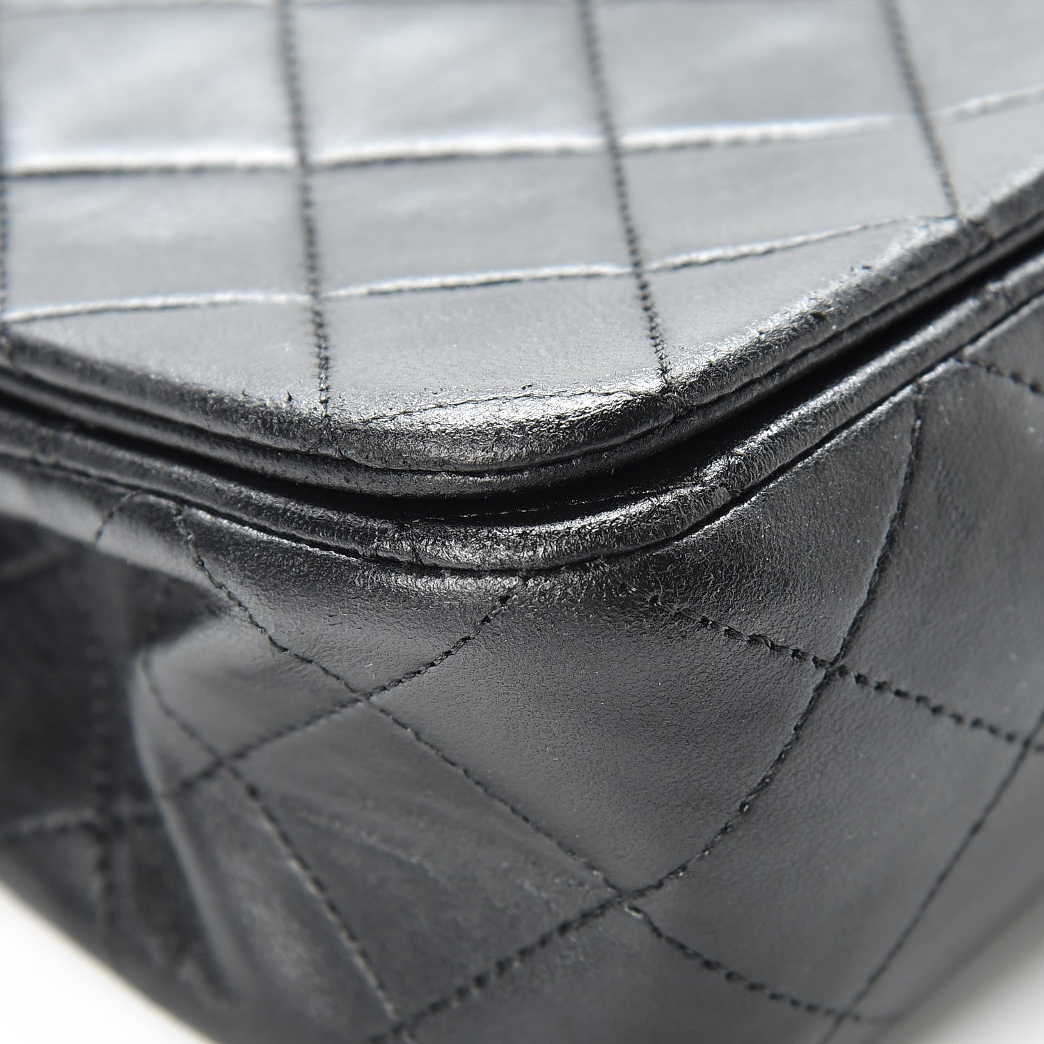 Chanel Lambskin Quilted Small Single Flap Black 10 of 21