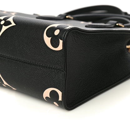Louis Vuitton Empreinte Monogram Giant Onthego PM Black Beige 9 of 9