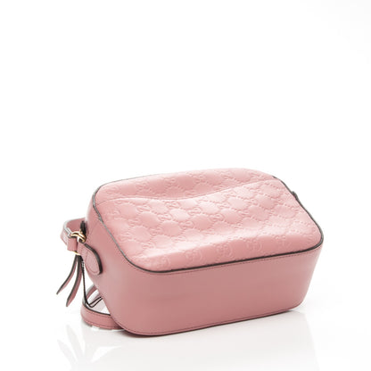 Gucci Guccissima Signature Small Camera Bag Rose Baby Candy 4 of 7