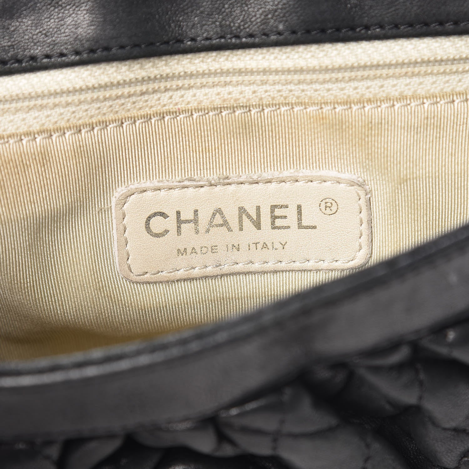 Chanel Washed Lambskin Mini Chain Around Messenger Black 6 of 9