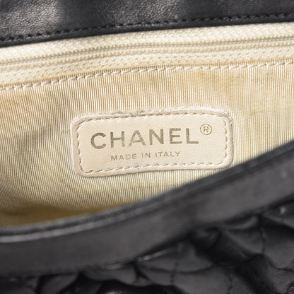 Chanel Washed Lambskin Mini Chain Around Messenger Black 6 of 9