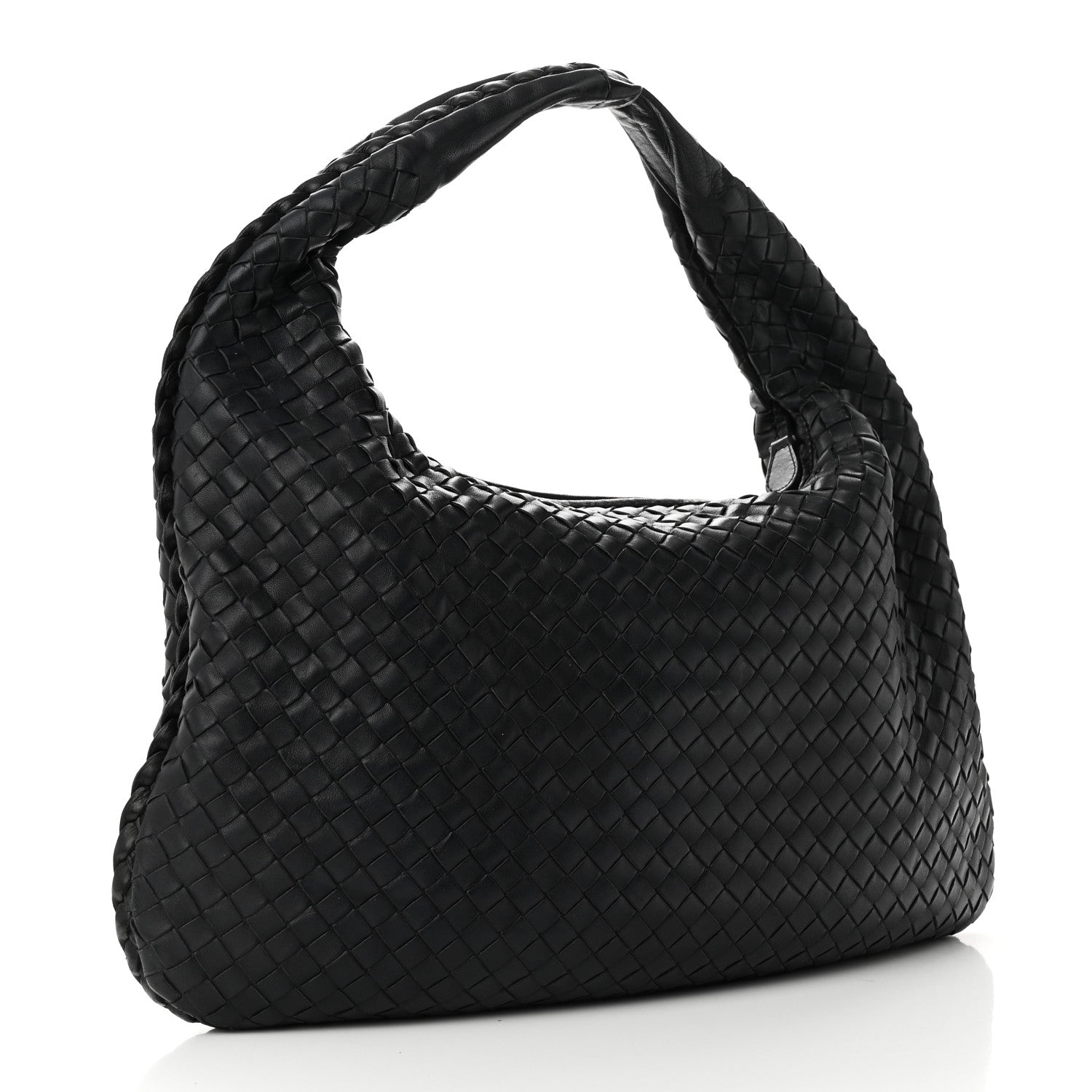 Bottega Veneta Nappa Intrecciato Medium Veneta Hobo Navy 3 of 9