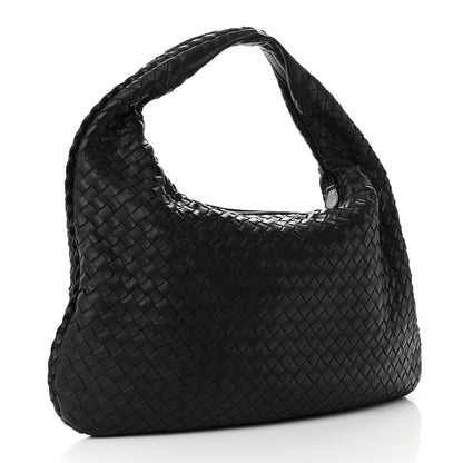 Bottega Veneta Nappa Intrecciato Medium Veneta Hobo Navy 3 of 9