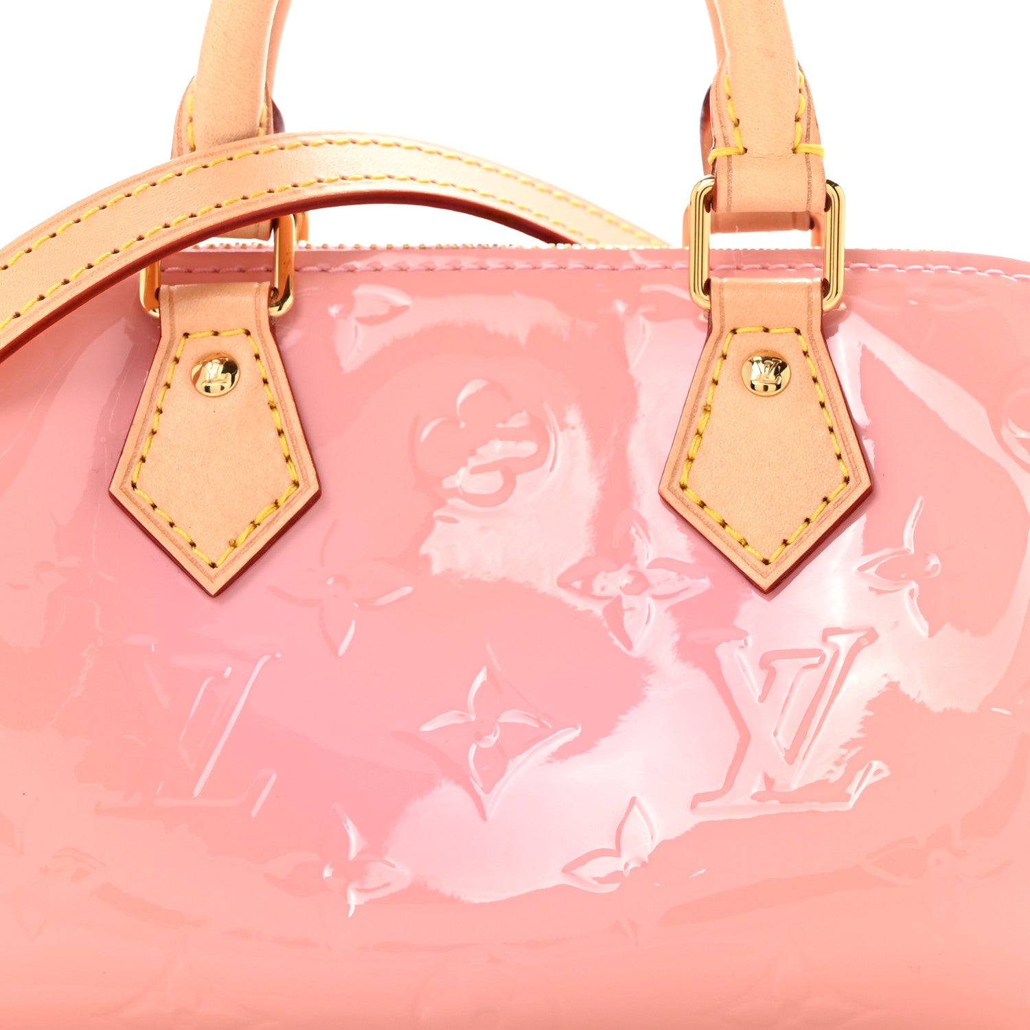 Louis Vuitton Vernis Monogram Nano Speedy Mochi Pink 7 of 12
