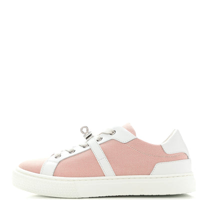 Hermes Calfskin Canvas Day Sneakers 36 Framboise White 1 of 9