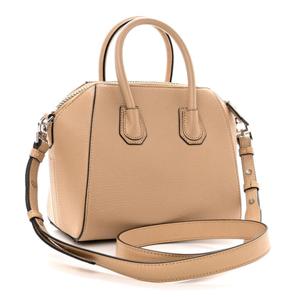 Givenchy Sugar Goatskin Mini Antigona Beige Camel 3 of 9