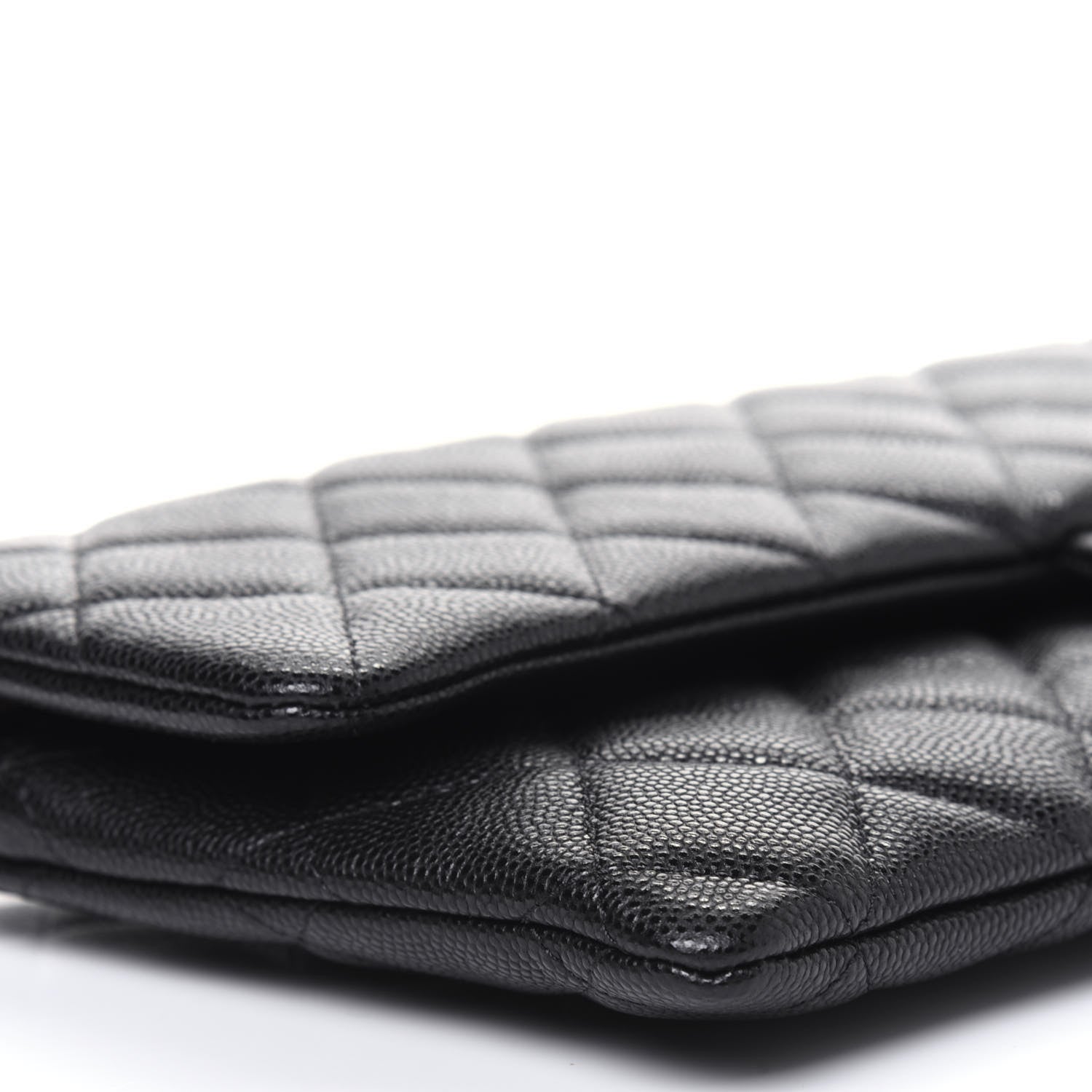 Chanel Caviar Quilted Flap Clutch Black 8 of 11