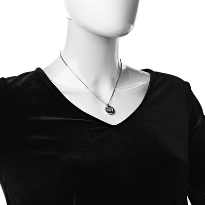 Chopard 18K White Gold Diamond Happy Spirit Pendant Necklace 2 of 7