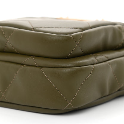 Marc Jacobs Calfskin Quilted North South Crossbody Olive Green 10 of 10