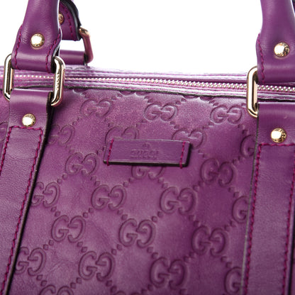 Gucci Guccissima Medium Joy Boston Purple 12 of 15