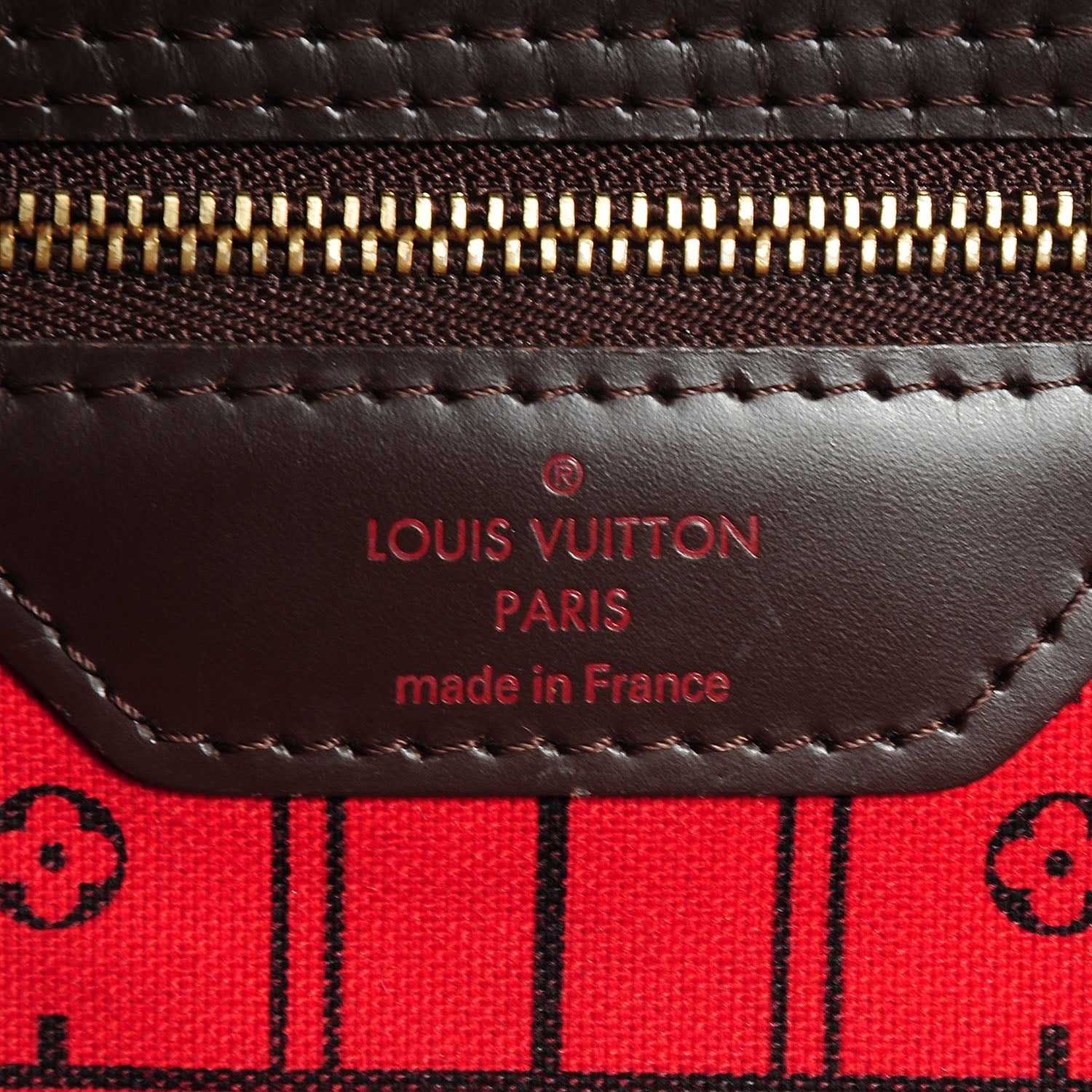 Louis Vuitton Damier Ebene Neverfull MM 8 of 8