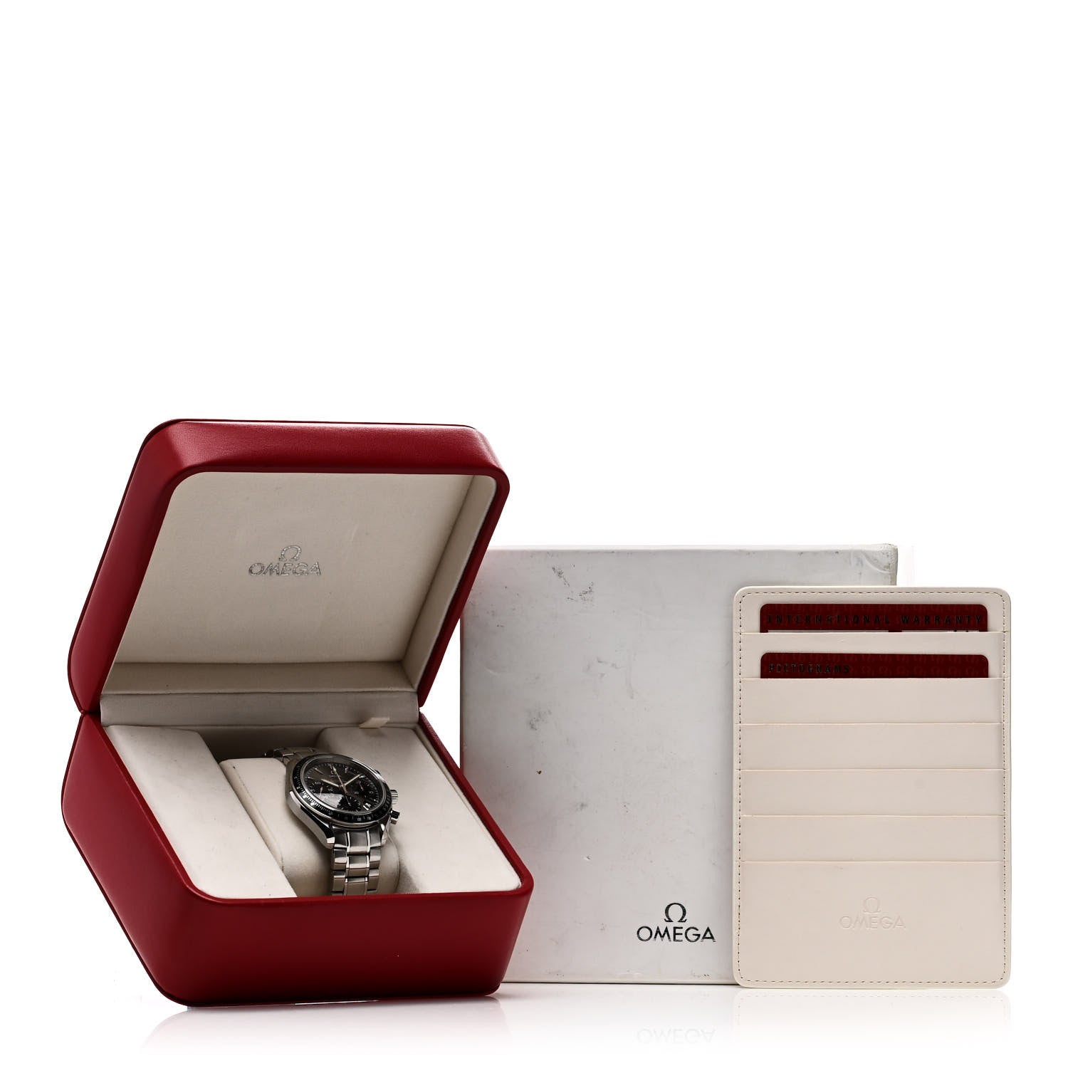 Omega Stainless Steel 40mm Speedmaster Date Chronograph Automatic Watch Grey 323.30.40.40.06.001 5 of 5