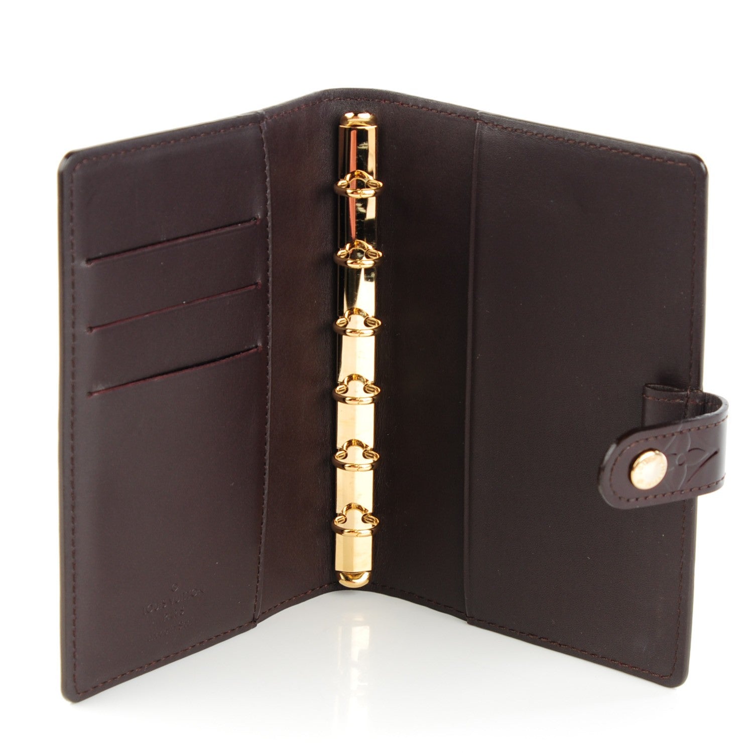 Louis Vuitton Vernis Small Ring Agenda Cover Amarante 5 of 7
