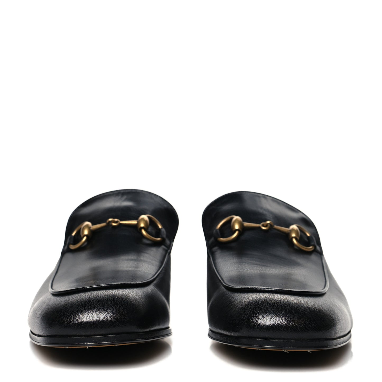 Goatskin Mens Horsebit Loafers 8 Black