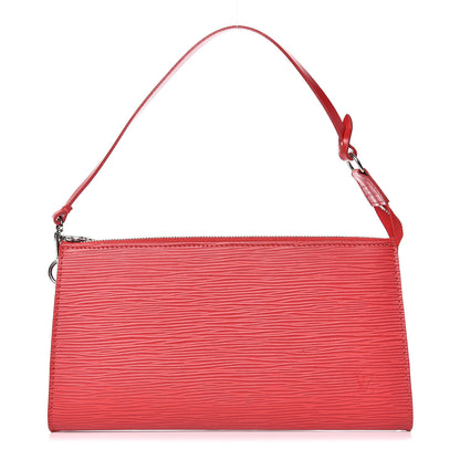 Louis Vuitton Epi Pochette Accessories 24 Rouge 1 of 11