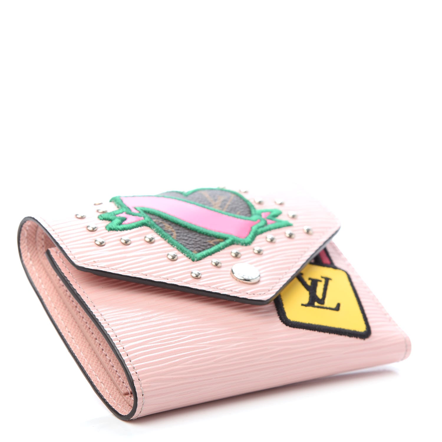 Louis Vuitton Epi Victorine Stories Wallet Rose Ballerine 4 of 7