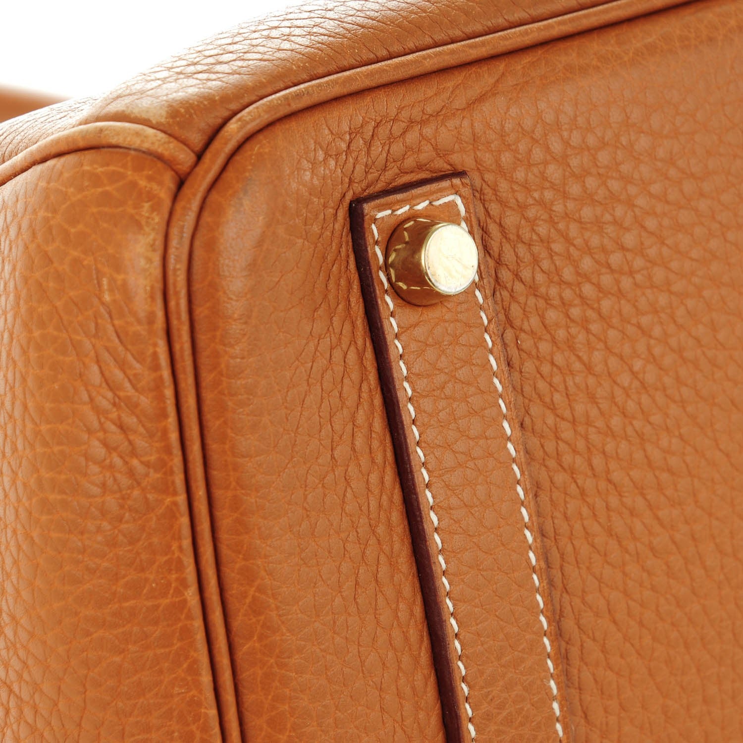 Hermes Taurillon Clemence Birkin 35 Gold 4 of 24