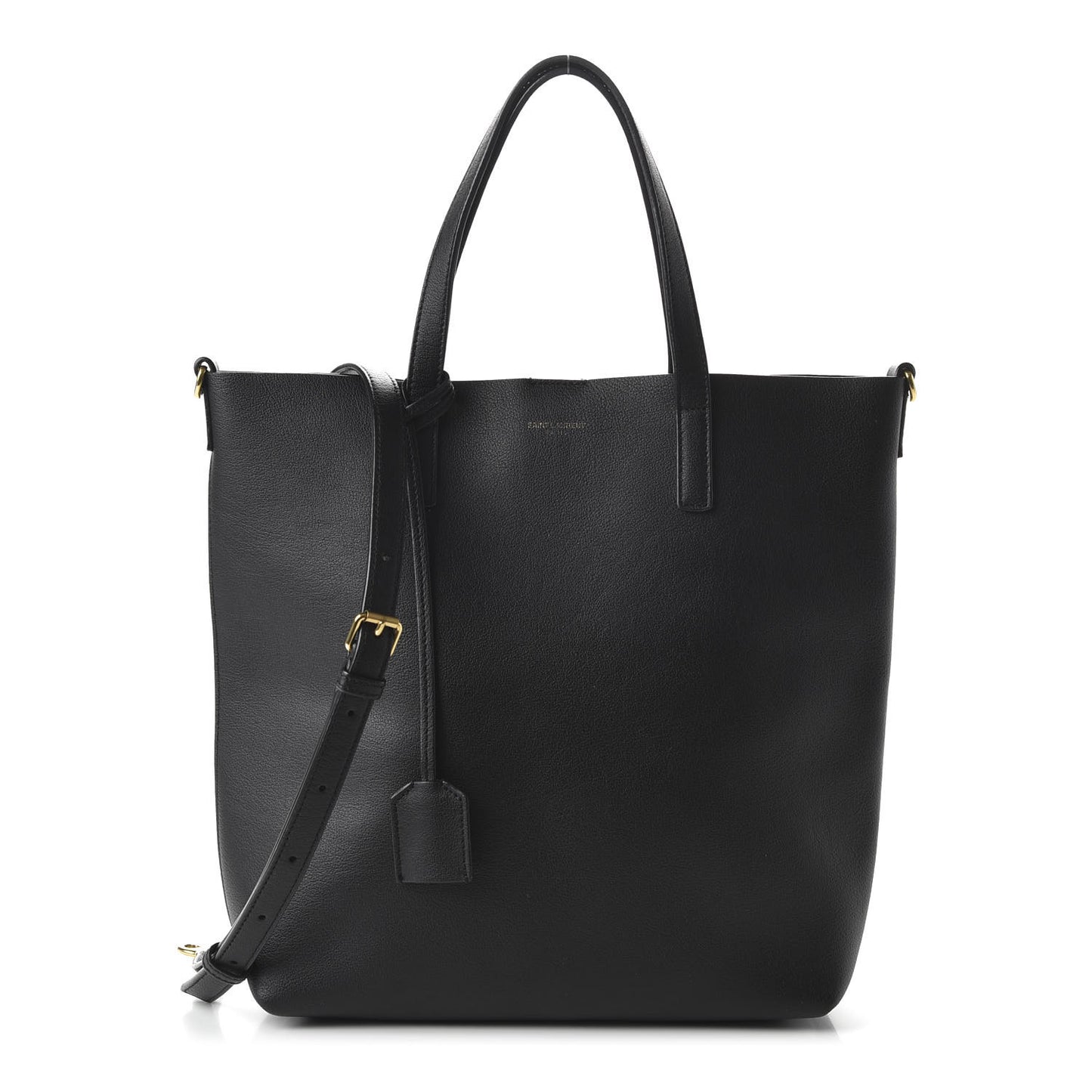 Calfskin Toy Shopping Tote Black